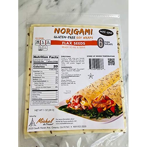 Norigami Egg Wraps Soy Protein-High Protein, Low Carb, Vegetaria