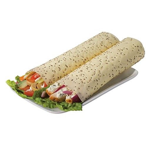 Norigami Non-Gmo Gluten-Free Pea Wraps Chia Seeds 6 Wraps, Low