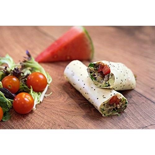 Norigami Non-Gmo Gluten-Free Soy Wraps Poppy Seeds 6 Wraps, Lo