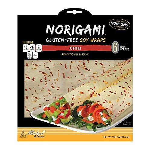 Norigami Non-Gmo Gluten-Free Soy Wraps Sesame Seeds, Soy Wraps C