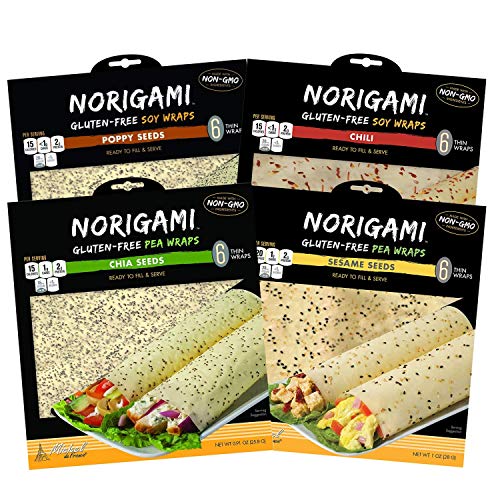 Norigami Non-Gmo Gluten-Free Soy Wraps Sesame Seeds, Soy Wraps C