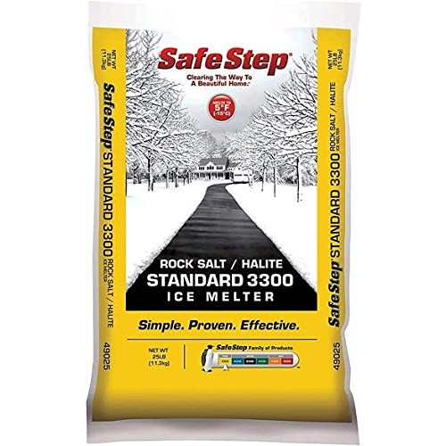 Safe Step Rock Salt Ice Melter Sodium Chloride Rock Salt Melts