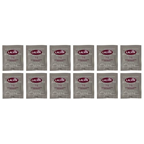 Lalvin 71B Active Dry Wine Yeast - Pack of 12 - North Mountain S...