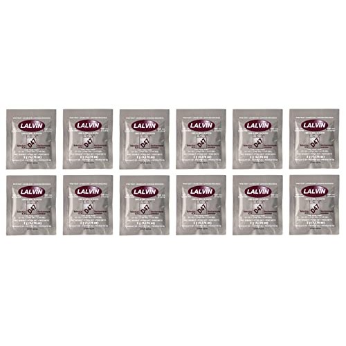 Lalvin ICV-D47 Active Dry Wine Yeast - Pack of 12 - North Mounta...