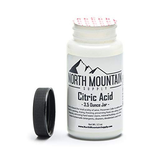North Mountain Supply Pure Food Grade Citric Acid - 3.5 Ounce Jar