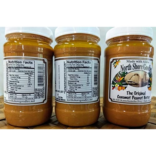 Hawaiian North Shore Goodies All Original Coconut Peanut Butter Hawaiian North Shore Goodies All Original Coconut Peanut Butter