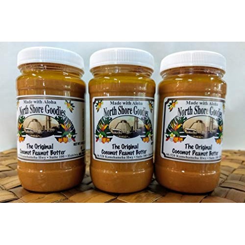 Hawaiian North Shore Goodies All Original Coconut Peanut Butter Hawaiian North Shore Goodies All Original Coconut Peanut Butter