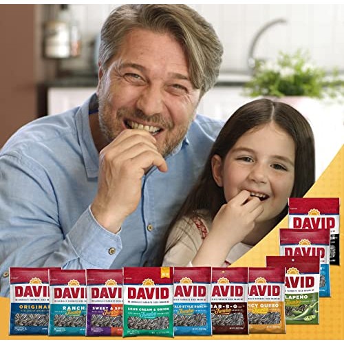 David Sunflower Seeds Jumbo Bulk - 10 Individual Davids Sun Flow...