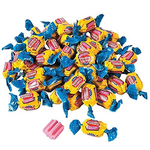 Dubble Bubble Gum Bulk Tub, Individually Wrapped Bulk Bucket of ...
