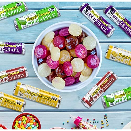 Regal Crown Candy Roll Assorted, 16 Pack Bulk Hard Candy Individ...