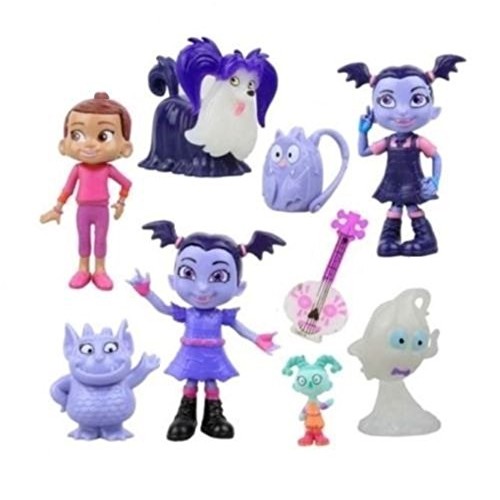 Vampirina Hauntley Playset 9 Figure Cake Topper Toy Doll Set