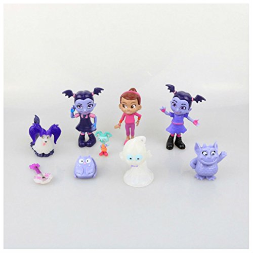 Vampirina Hauntley Playset 9 Figure Cake Topper Toy Doll Set