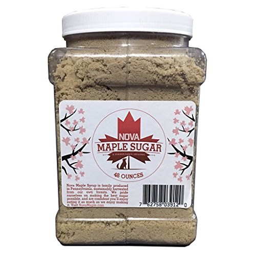 Nova Maple Sugar - Pure Grade-A Maple Sugar 3 Pounds