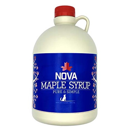 Nova Maple Syrup - Pure Grade-A Maple Syrup Half Gallon