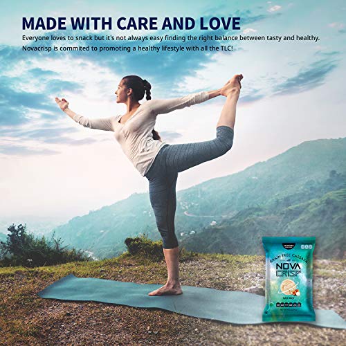 Vegan Snacks, Healthy Natural Poppped Chips Cassava, Gluten Free