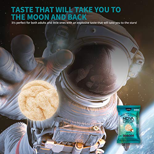 Vegan Snacks, Healthy Natural Poppped Chips Cassava, Gluten Free