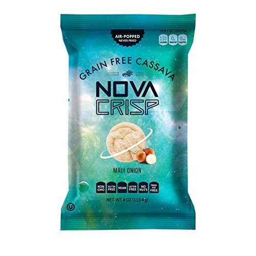 Vegan Snacks, Healthy Natural Poppped Chips Cassava, Gluten Free