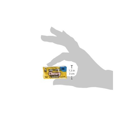 Now &Amp; Later Soft Taffy Chewy Banana Fruit Chews, Pack Of 24