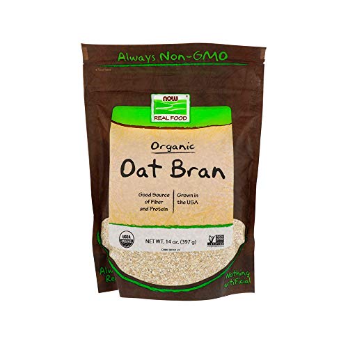 Now Foods Natural Oat Bran - 14 Oz