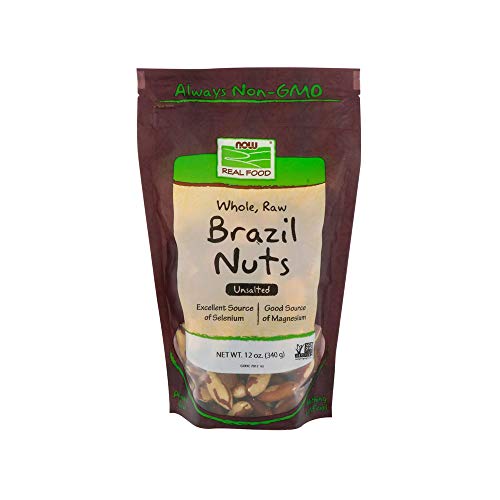 Now Foods Brazil Nuts, Raw, 12-Ounce Bag