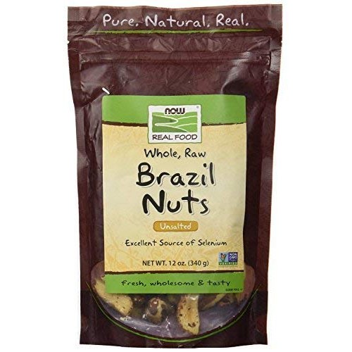 Now Foods Brazil Nuts, Raw, 12-Ounce Bag Pack Of 2