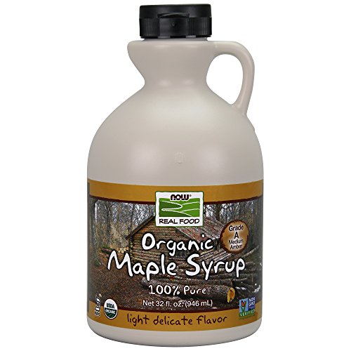 Now Foods, Certified Organic Maple Syrup, Grade A Amber Color, 1
