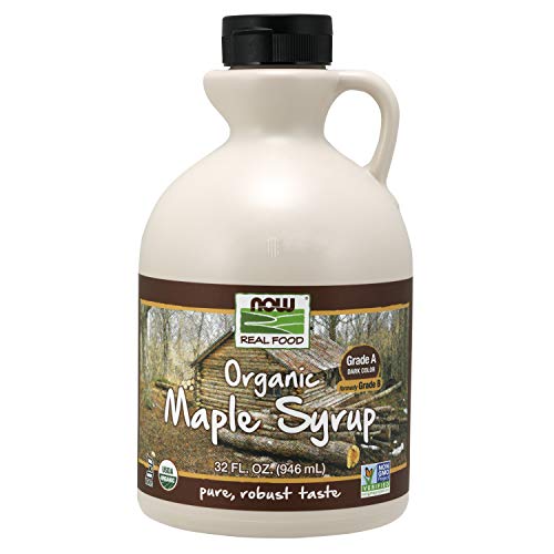 Now Foods, Certified Organic Maple Syrup, Grade A Dark Color, Ce