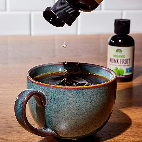 Now Foods, Certified Organic Monk Fruit Liquid, Zero-Calorie Liq