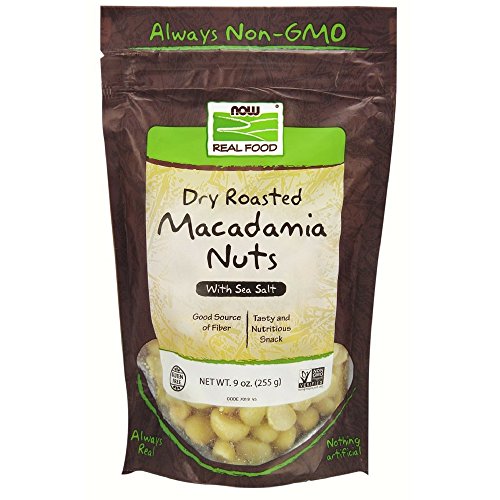 Now Foods Dry Roasted &Amp; Salted Macadamia Nuts, 9-Ounce