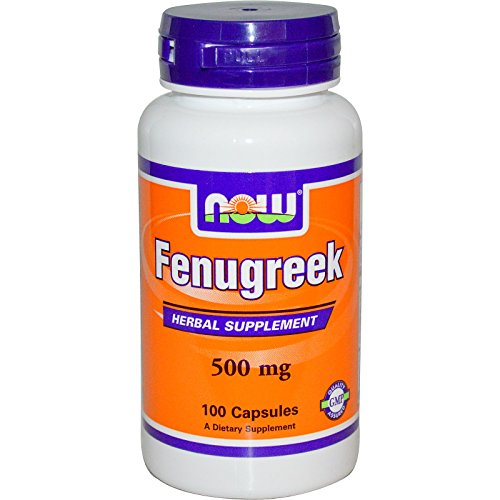 Now Foods Fenugreek 500 Mg Caps, 2 Pk