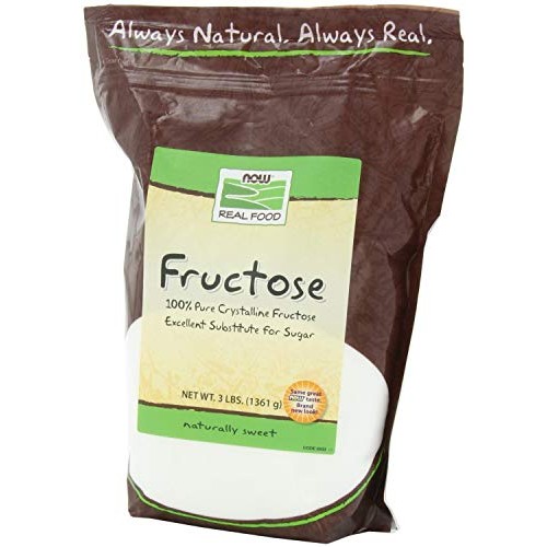 Now Foods, Fructose Fruit Sugar 3 Lb Pack Of 2