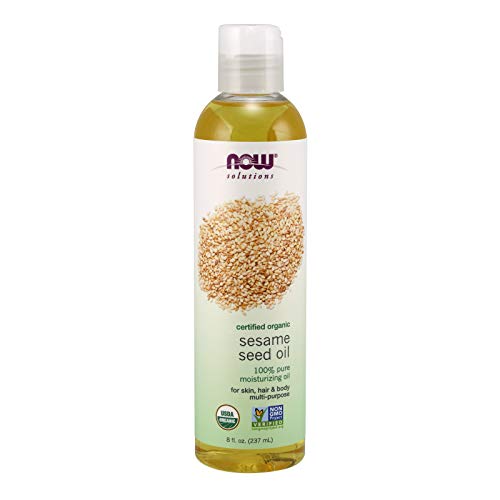 Now Organic Sesame Seed Oil,8-Ounce