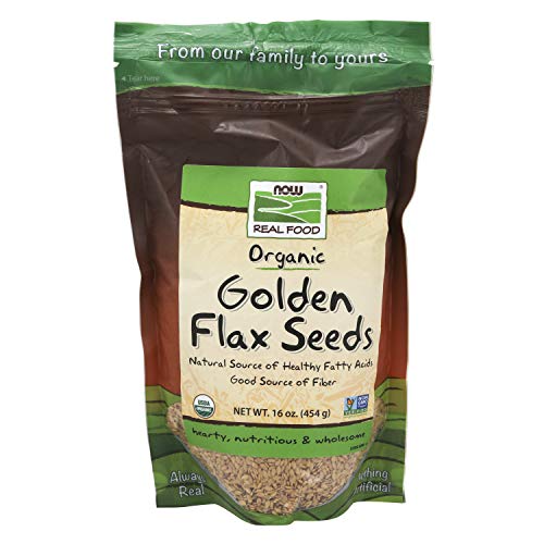 Now Foods, Organic Golden Flax Seeds, Source Of Essential Fatty