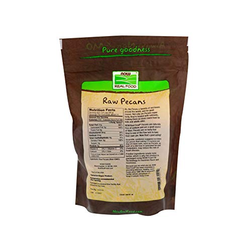 NOW Foods Raw Pecans, 12 oz