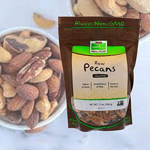 NOW Foods Raw Pecans, 12 oz