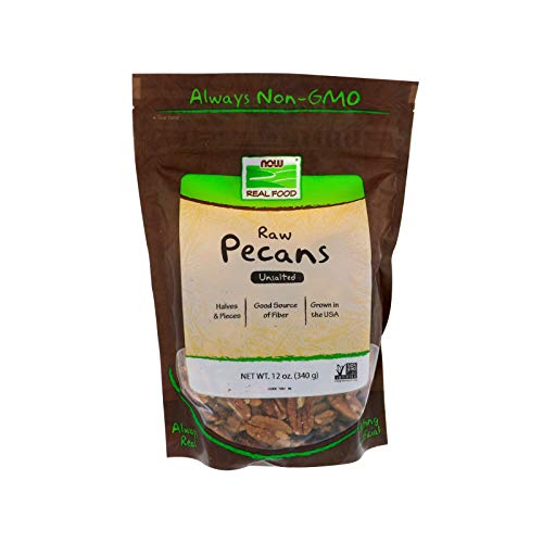 NOW Foods Raw Pecans, 12 oz