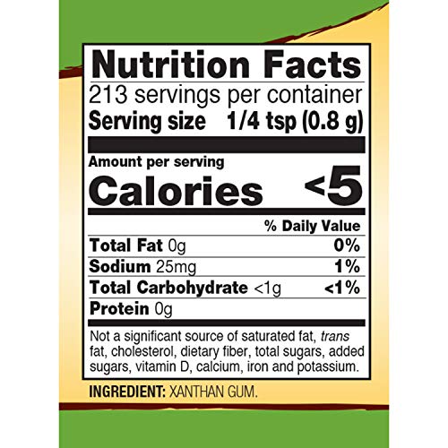 Now Foods, Xanthan Gum Pure Powder, Kosher And Gluten-Free Natur