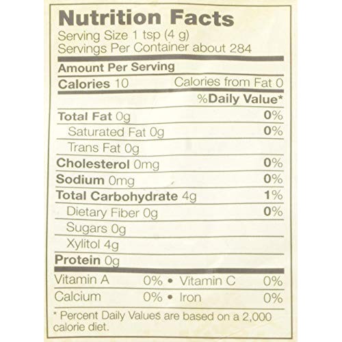 Now Foods Xylitol, 2.5 Pound Bag Pack Of 2