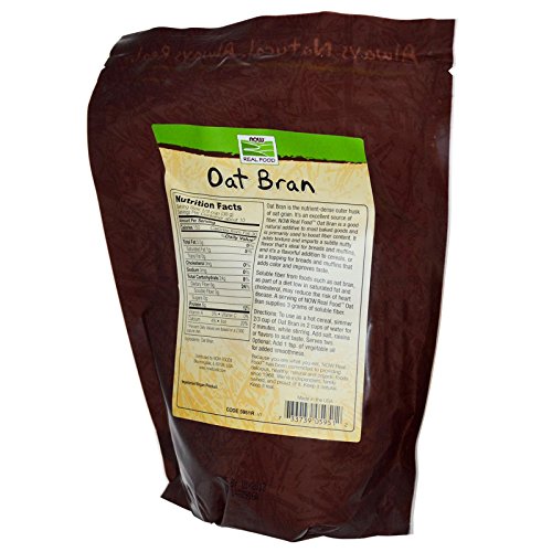 Now Natural Foods, Organic Oat Bran, Source Of Fiber And Protein