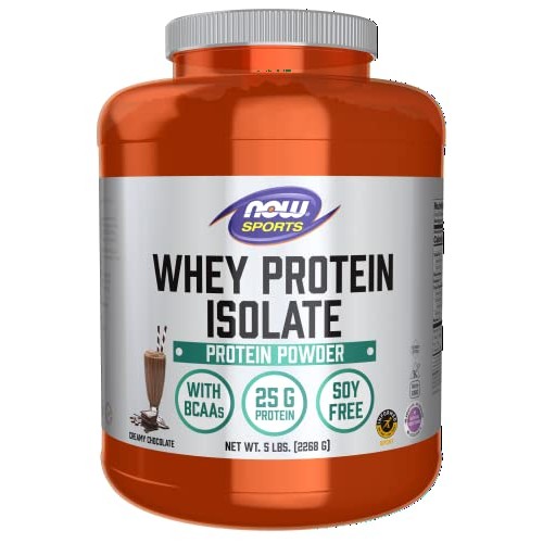 Now Sports Nutrition, Whey Protein Isolate, 25 G With Bcaas, Cre
