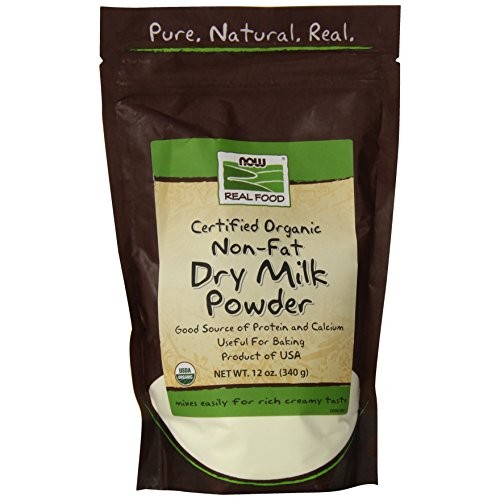Now Natural Foods, Organic Non-Fat Dry Milk Powder With Protein