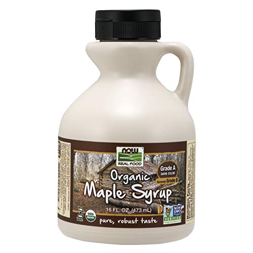 Now Foods Organic Maple Syrup,Grade A Dark Color Formerly Grade