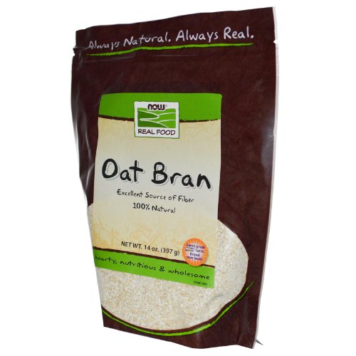 Now Natural Foods, Organic Oat Bran, Source Of Fiber And Protein