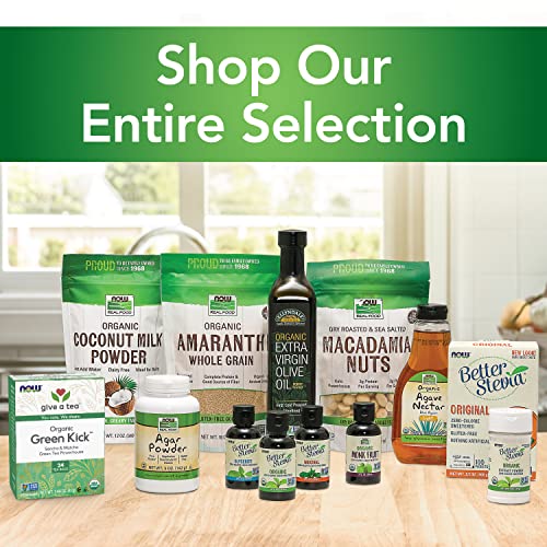 NOW Foods, Certified Organic Walnuts, Raw and Unsalted, Halves a...