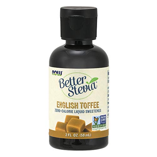 Now Foods Liquid Stevia, English Toffee, 2-Ounce