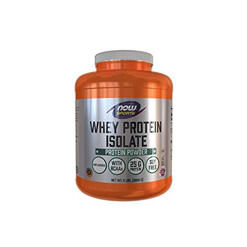 Now Sports Nutrition, Whey Protein Isolate, 25 G With Bcaas, Unf