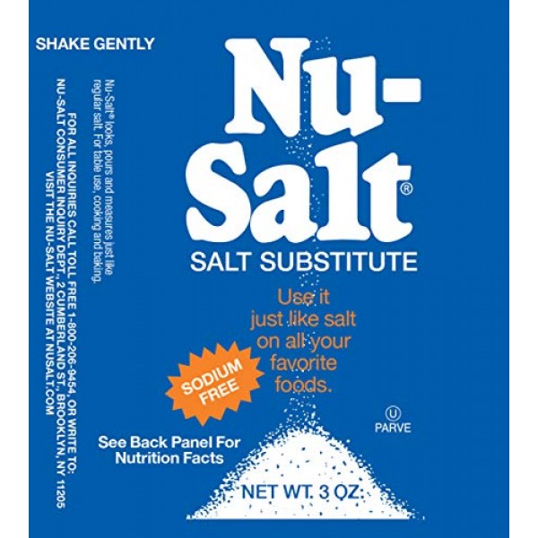Nu Salt, 3-Ounce Shaker 12 Count