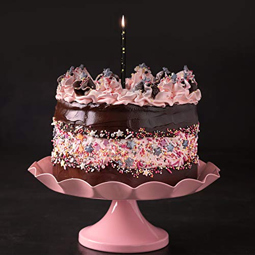 Nuanchu 12 Pieces Birthday Cake Candles Long Thin Holiday Candle