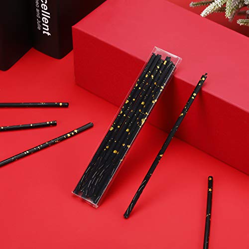 Nuanchu 12 Pieces Birthday Cake Candles Long Thin Holiday Candle