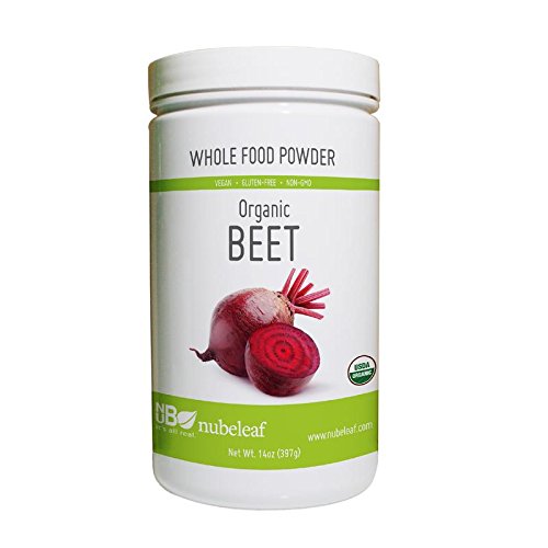 Nubeleaf Beet Powder - Non-Gmo, Gluten-Free, Raw, Organic, Vegan